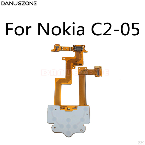 Para Nokia C2-05 C5-00 C7-00 6700 E66 Botón de teclado Cable de teclado flexible ► Foto 1/5