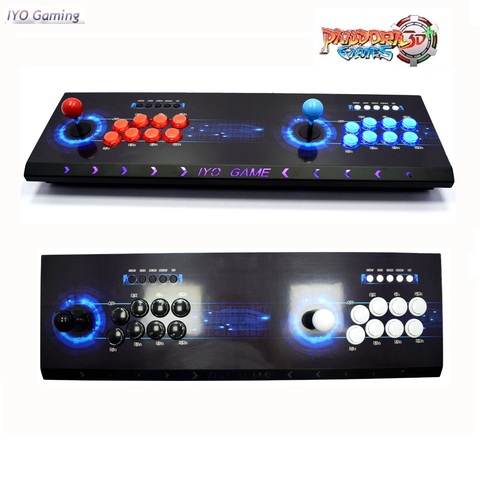 IYO caja de Pandora 3D Plus WiFi caja de Arcade 4018*168 * 3D juegos cero retraso 6/8 botones Joystick jugador 2 controlador de consola Arcade ► Foto 1/6