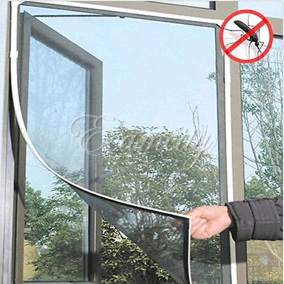 Mosquitera de alta calidad para puertas y ventanas, red de protección magnética con Velcro, antimosquitos, para verano ► Foto 1/4
