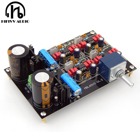 Preamplificador de alta fidelidad de JRC5534 op amp, gama alta personalizada, MBL6010D, edición negra y dorada, kits de preamplificador de Audio de nivel superior ► Foto 1/6