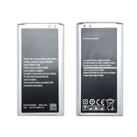 Batería de repuesto para Samsung S5, para Galaxy S 5, SM, G900, G900S, G900I, G900F, G900H, 2800mAh, EB-BG900BBE, EB BG900BBE ► Foto 1/6