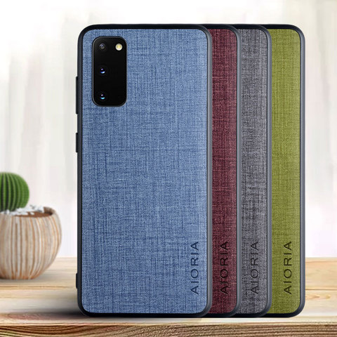 Funda con patrón cruzado para Samsung galaxy S20 plus Ultra S20 FE S10 Plus Lite S10E S9 S8 Plus S21 Plus S21 Ultra ► Foto 1/6