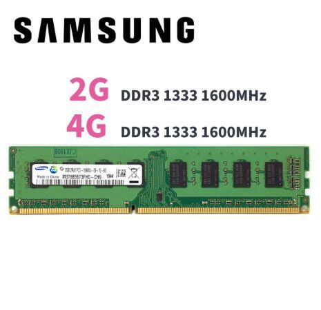 Samsung-módulo de Memoria RAM para ordenador de escritorio, DDR3, 2GB, 4GB, 8gb, PC3, 1333MHZ, 1600MHZ, 1333MHZ, 2G, DDR2, 1600MHZ, 4G, 8g, PC2 ► Foto 1/6