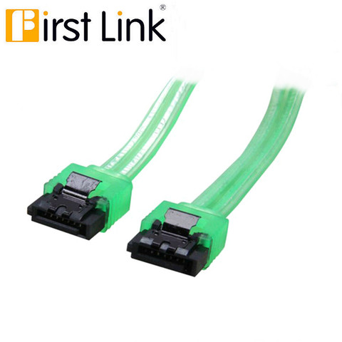 SATA3-Cable de datos Serial ATA con bloqueo para PC y portátil, disco duro HDD SATA 3,0 SATAIII 6Gbps/SSD-UV Red ► Foto 1/4