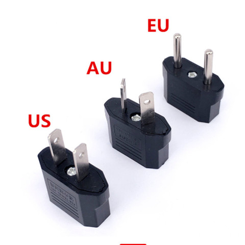 Adaptador de corriente para enchufe europeo y australiano, convertidor de enchufe eléctrico para viaje ► Foto 1/1