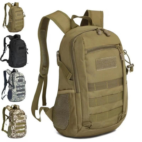 Mochila táctica militar para exteriores, morral deportivo impermeable de 15L, para viaje, Camping, senderismo, pesca, fundas de caza ► Foto 1/6