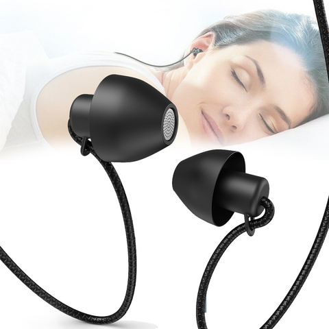 Auriculares internos de silicona antiruido con cancelación de ruido, audífonos universales de sueño reparador, antipliegues, 3,5mm ► Foto 1/6