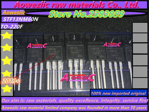 Aoweziic 2022 + 100% nuevo importado original 13NM60N STF13NM60N TO-220F FET 13A 600V ► Foto 1/2