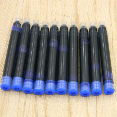 Tinta de bolígrafo azul y negro, suministros de tinta para pluma estilográfica, 10 Uds. ► Foto 1/6