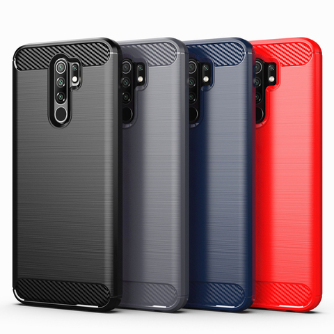 Para Xiaomi Redmi 9 Funda para Xiaomi Redmi 9C 9A Note 9s Pro 8 8A Mi Note 10 Lite 10T Poco X3 NFC Funda Funda de silicona para teléfono ► Foto 1/6