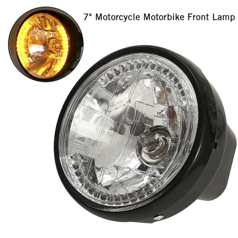 1PC Universal 7 pulgadas de la motocicleta faro luz LED de intermitente 12V para la motocicleta ► Foto 1/6