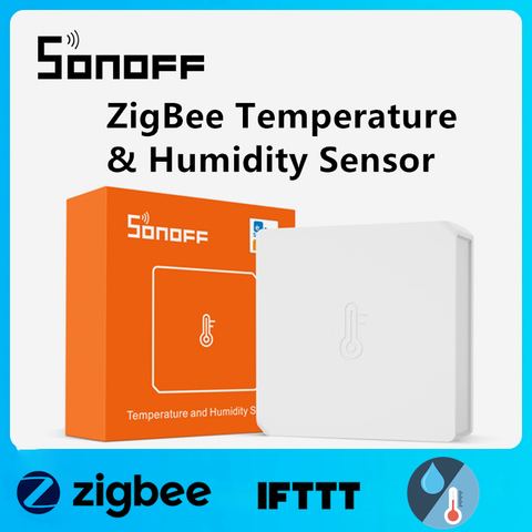 SONOFF-Sensor de temperatura y humedad SNZB-02 ZigBee, funciona con Sonoff Smart Home, funciona con la aplicación eWeLink SONOFF Zigbee Bridge ► Foto 1/6