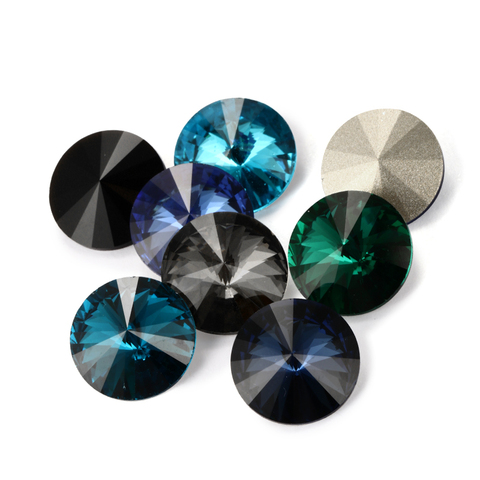 Astrobox-diamantes de imitación redondos de cristal para ropa, piedras de ópalo verde, para ropa ► Foto 1/6