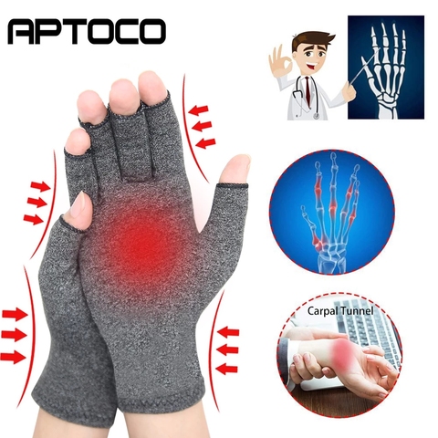 Guante de mano de compresión reumatoide para adultos para la artrosis alivio de artritis dolor de articulación soporte de muñeca ► Foto 1/6