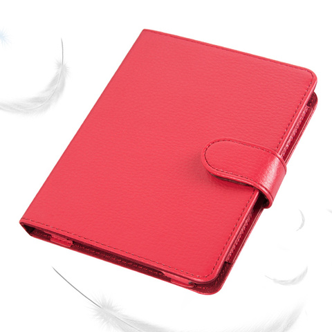 Caso para Sony Prs-T2 funda para Sony Prs-T2 6 pulgadas e-Reader libro funda capa cubierta de cuero de la PU caso película + stylus ► Foto 1/6