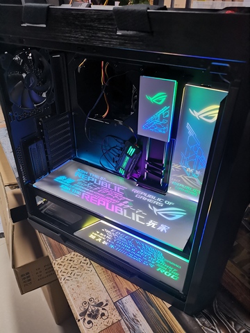 ASUS-carcasa ROG Apollo para ordenador, tablero de luz decorativo personalizado ARGB, 5V3 pin, sincronización, decoración de iluminación ► Foto 1/6