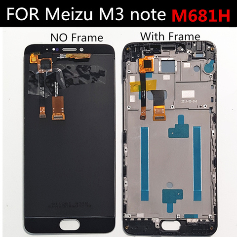 Pantalla LCD para Meizu M3 note M681H M681M M681Q, pantalla táctil y herramientas, montaje de digitalizador, repuesto para teléfono Meilan Note3 LCD ► Foto 1/5
