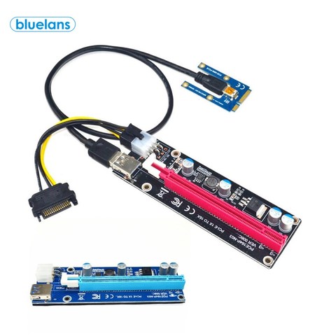 Tarjeta gráfica externa para portátil Mini PCI-E a PCI-E x16 tarjeta elevadora, tarjeta gráfica externa + 60 tarjeta elevadora de Cable USB para ordenador portátil ► Foto 1/6