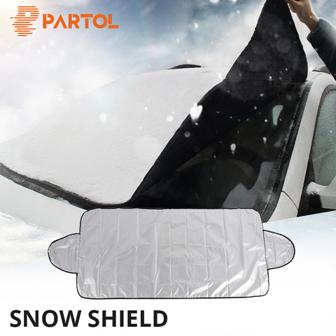 Cubierta Universal para parabrisas delantero de coche, parasol automático, protección contra el hielo y la nieve, para invierno y verano, 150x190 cm, 120x70 ► Foto 1/6