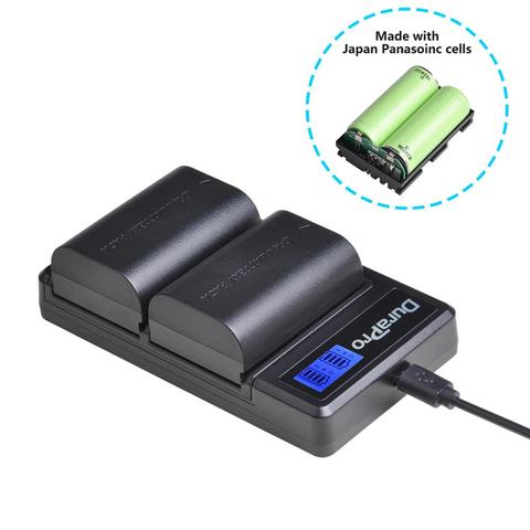 Batería de cámara de LP-E6 de 2040mAH, 7,2 V, LP-E6N, con celdas japonesas para Canon EOS 5DS 5D Mark II III 6D 7D 60D 60Da 70D 80D + cargador ► Foto 1/6