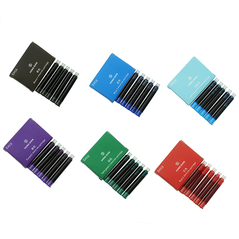 Hongdian-cartuchos de tinta para pluma estilográfica, diámetro de 3,4mm, para bolígrafo de tinta HongDian Forest 6013 517D/Wing Sung, 30 Uds. ► Foto 1/6