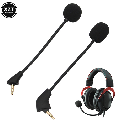 Auriculares plateados para videojuegos, micrófono de repuesto de 3,5mm para Kingston HyperX Cloud 2 II X Core Pro ► Foto 1/6