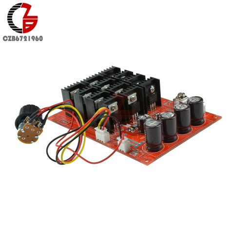 Regulador de voltaje PWM controlador de velocidad del Motor de CC 10-50V 60A de alta potencia HHO RC controlador PWM controlador Módulo 12V 24V 48V 48V 3000W ► Foto 1/6