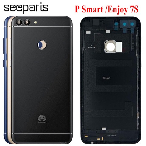 Funda trasera inteligente para Huawei P, carcasa de repuesto para puerta trasera, para Huawei Enjoy 7S, FIG-LX1 LA1 LX2 ► Foto 1/6