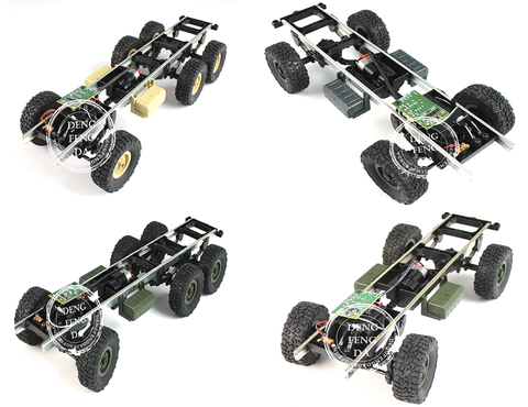 JJRC Q60 Q61 D826 D827 Camión Militar de control remoto 4WD 6WD piezas de repuesto de coche teledirigido DIY Marco de coche ► Foto 1/5