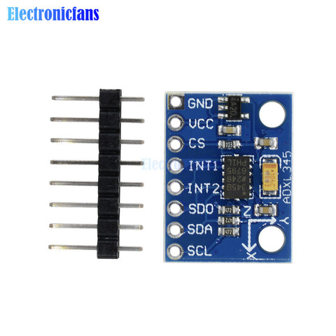 Sensor Digital de gravedad GY-291 ADXL345, módulo de aceleración, Sensor de inclinación para Arduino, 3 ejes ► Foto 1/6