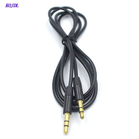 Radio CD de coche 3,5mm cable auxiliar de audio aux macho a macho usado para conectar teléfonos móviles MP3 y sistemas de audio para coche 1m KOJDL ► Foto 1/3