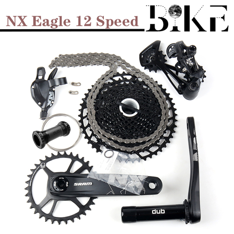 SRAM-Kit de grupo de velocidad NX EAGLE 1x12 11-50T, DUB 175 170mm, gatillo cambiador, desviador trasero, cadena de Cassette, juego de bielas ► Foto 1/6