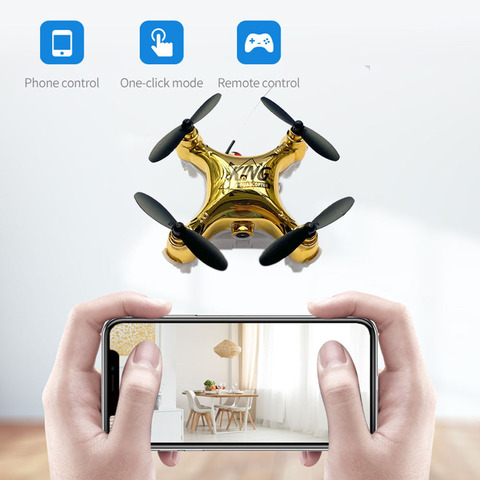 Mini Dron teledirigido con cámara plegable para niños, cuadricóptero Profesional de bolsillo para mantener la altitud, juguetes de regalo ► Foto 1/6