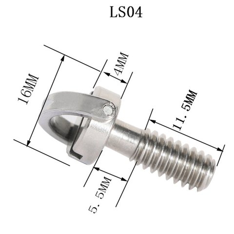 Tornillo largo para cámara SLR, tornillo PTZ, placa de liberación rápida, acero inoxidable, 1/4 pulgadas, plástico/madera, venta al por mayor de fábrica ► Foto 1/6