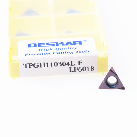 10 Uds TPGH080202L F TPGH 080204L F TPGH090202L F TPGH090204L F TPGH110302L F TPGH110304L F LF6018 insertos de carburo herramientas de mandrinado ► Foto 1/6