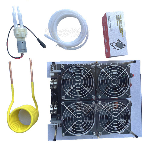 Calentador de inducción ZVS de 5KW/5000W, máquina de calentamiento de placa PCB, bobina y bomba de Metal fundido ► Foto 1/5