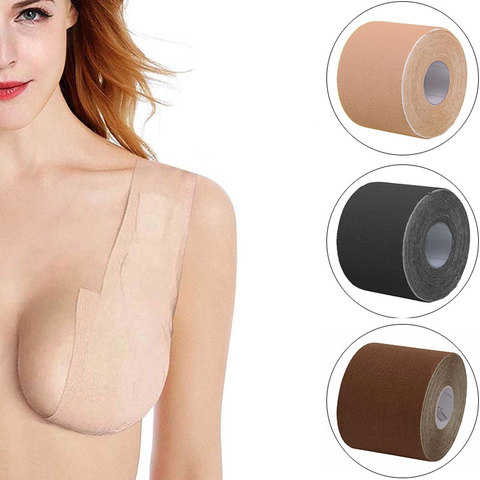 Sujetador invisible de moda cinta adhesiva de silicona para el