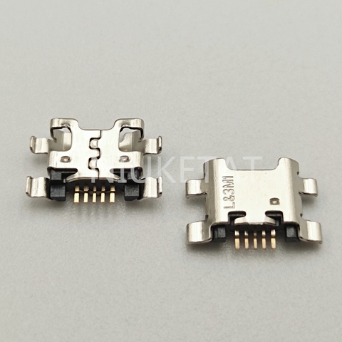 Conector de puerto de carga Micro USB, conector de 5 pines, placa pesada para HUAWEI 7C 7S 7A 7X 8E HONOR 9 lite, reparación, 10 Uds. ► Foto 1/2