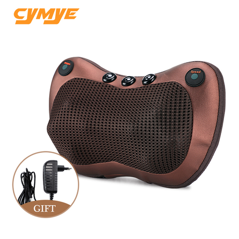 Cymye-almohada eléctrica de masaje para cuello, hombros y espalda, 8 cabezales ► Foto 1/6