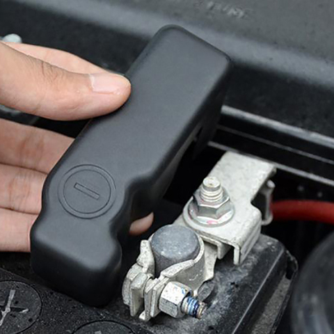 Cubierta protectora de ánodo de la batería del coche, Protector de electrodos negativos para Land Cruiser Prado ► Foto 1/6