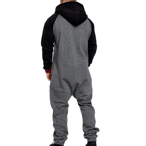 Monos de marca para hombre, sudadera de manga larga, ropa de pijama de una pieza, chándal informal, mono de manga larga ► Foto 1/6