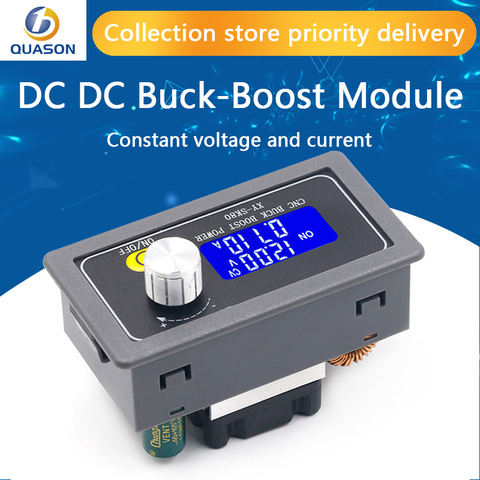 SK80 DC-convertidor Buck Boost, módulo de potencia ajustable, CC 0,6-36V 5A, fuente de alimentación de laboratorio regulada, variable 5V 12V 24V ► Foto 1/6