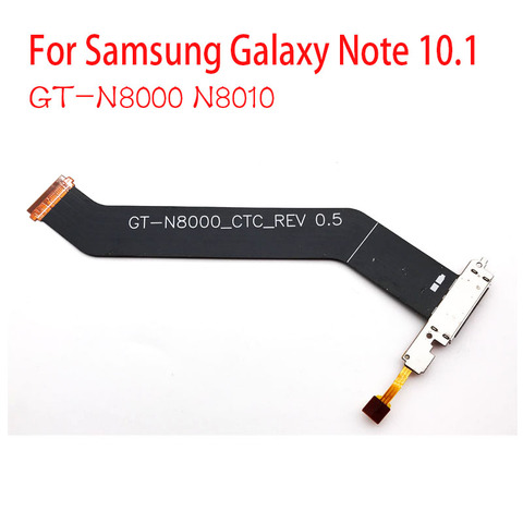 Placa base de carga para Samsung Galaxy Note 10,1, GT-N8000, N8010, puerto de carga USB, Cable flexible con micrófono, novedad ► Foto 1/4