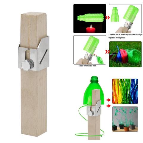 Cortador de botellas de plástico ligero hecho a mano, herramientas manuales para interiores y exteriores, herramienta de corte para niños y adultos ► Foto 1/6