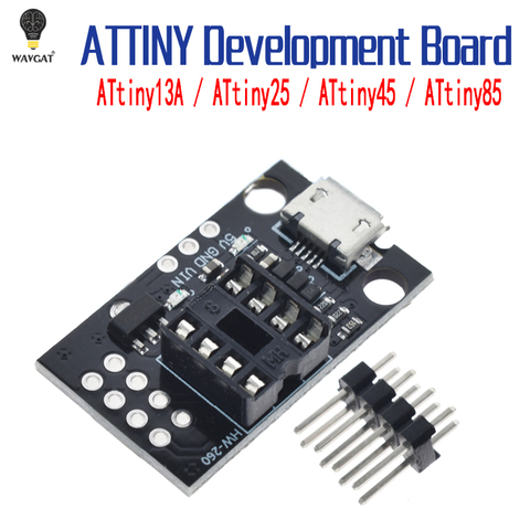 ATtiny13A/ATtiny25/ATtiny45/ATtiny85 desarrollo conectable ATTINY placa de circuito impreso de programación ► Foto 1/6