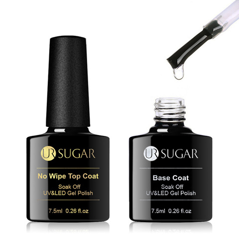 SUGAR UR-esmalte de uñas Base, capa superior para esmalte de uñas de colores mate UV LED, barniz para decoración de uñas, 7,5 ml ► Foto 1/6