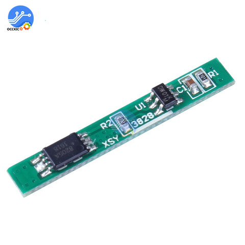 Placa de protección de carga de batería de litio Li-ion 18650 batería PCB bms 1 S 3,7 V 2.5A placa Motor Lipo Módulo de celda balanceador de batería ► Foto 1/6