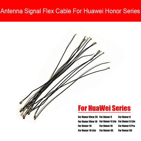 Antena Wifi señal Cable flexible mástil de alambre para Huawei Honor 8X 8C 9 9i V9 G9 View 10 20 Lite Pro Enjoy 9 piezas de reparación de Cable flexible ► Foto 1/1