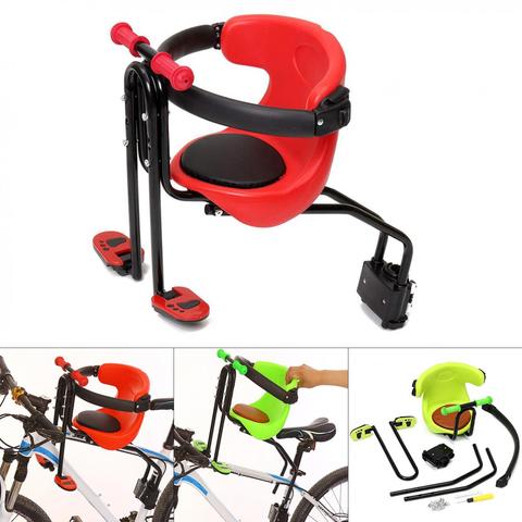 Asiento de seguridad para niños, silla delantera de bicicleta adecuada para bebés de 0 a 4 años ► Foto 1/6