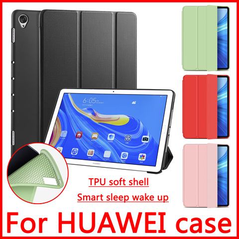 Funda de cuero PU para tableta Huawei MatePad Pro 10,8, carcasa suave para Mediapad M6, 8,4, 10,8 pulgadas, 2022, Honor V6, 10,4 